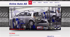 Desktop Screenshot of kvina-auto.no